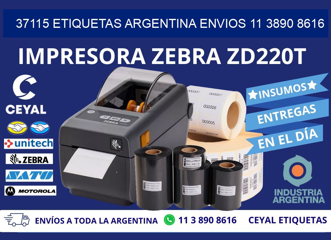 37115 ETIQUETAS ARGENTINA ENVIOS 11 3890 8616