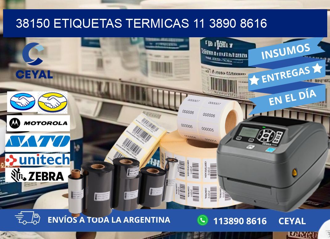 38150 ETIQUETAS TERMICAS 11 3890 8616