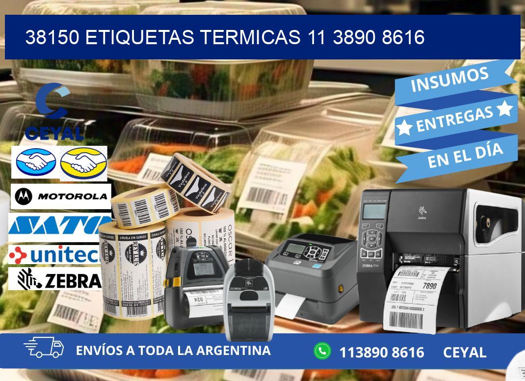38150 ETIQUETAS TERMICAS 11 3890 8616