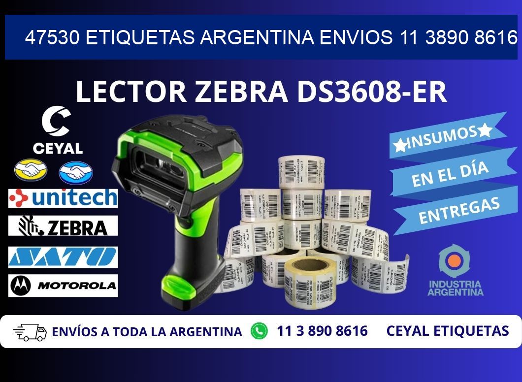 47530 ETIQUETAS ARGENTINA ENVIOS 11 3890 8616