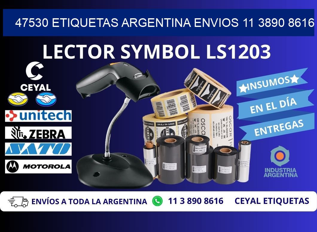 47530 ETIQUETAS ARGENTINA ENVIOS 11 3890 8616