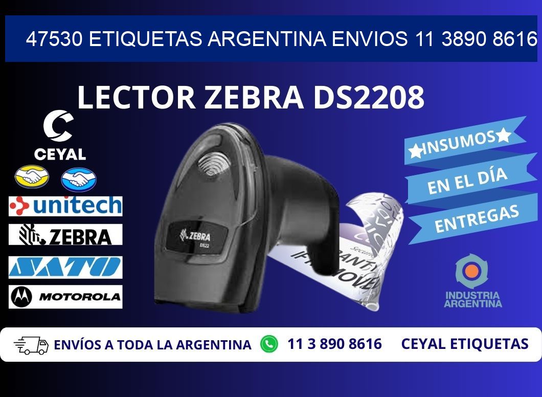 47530 ETIQUETAS ARGENTINA ENVIOS 11 3890 8616