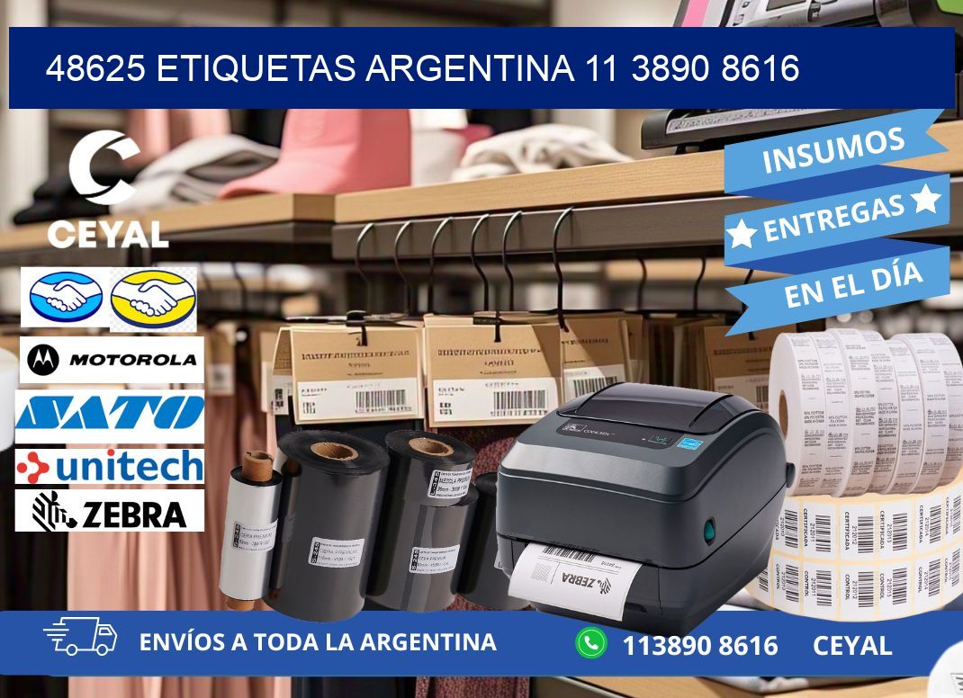 48625 ETIQUETAS ARGENTINA 11 3890 8616