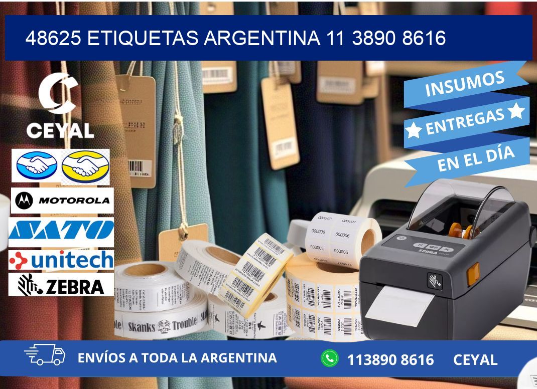 48625 ETIQUETAS ARGENTINA 11 3890 8616
