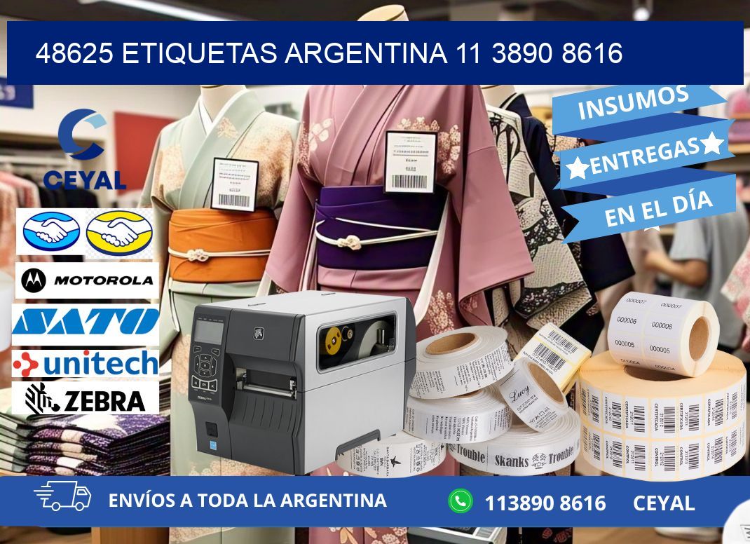 48625 ETIQUETAS ARGENTINA 11 3890 8616
