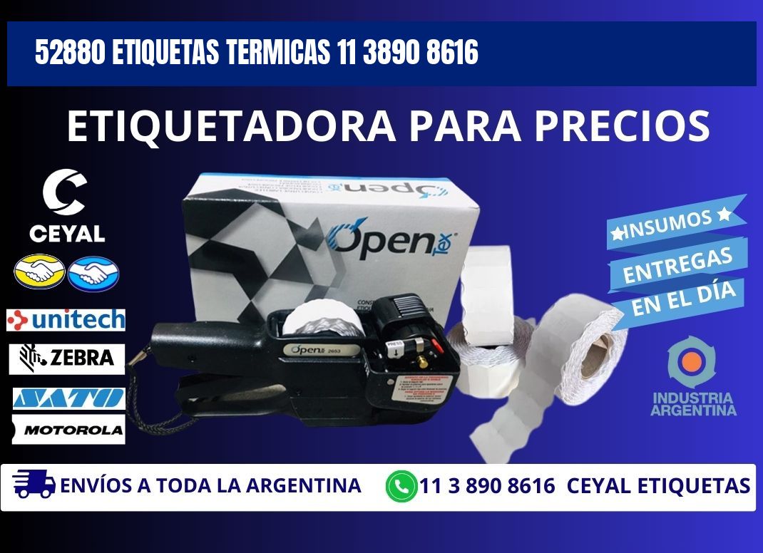 52880 ETIQUETAS TERMICAS 11 3890 8616