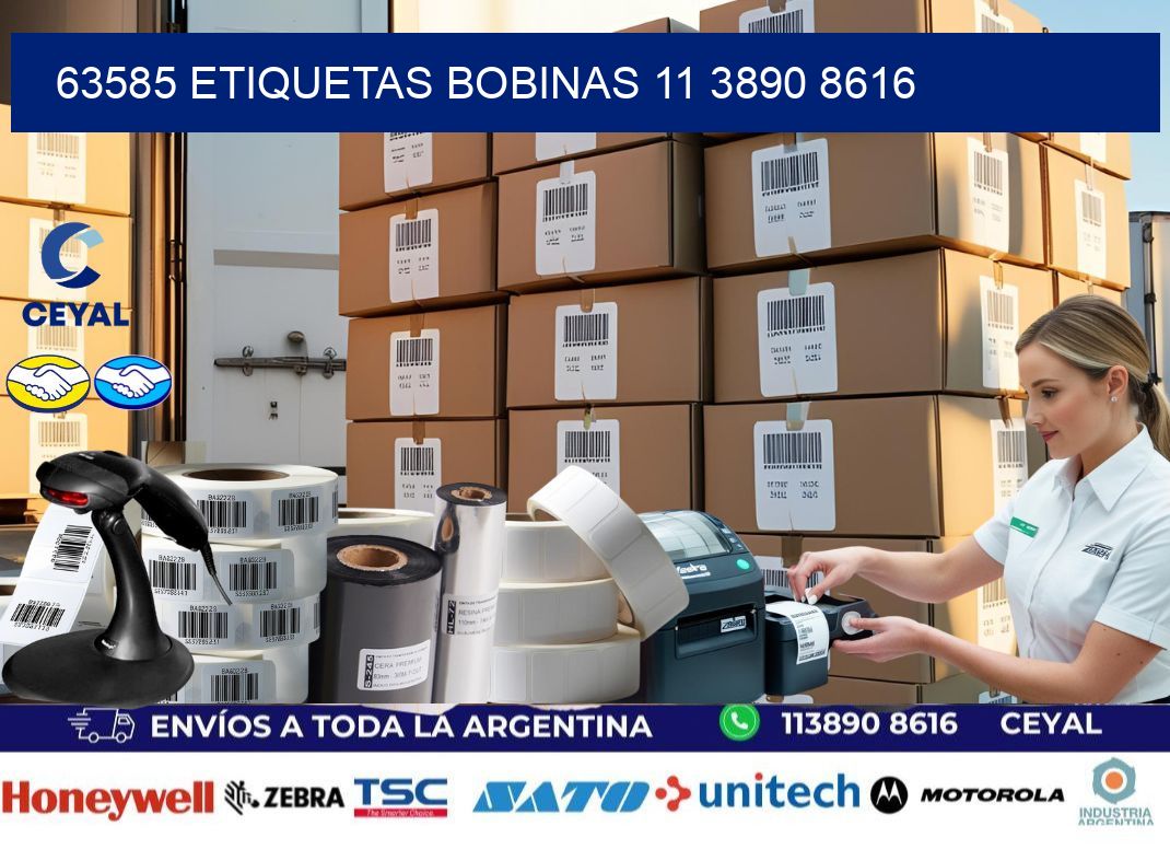 63585 ETIQUETAS BOBINAS 11 3890 8616