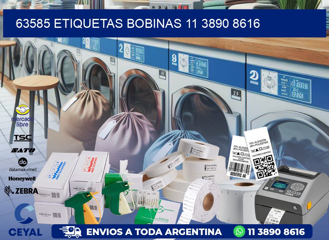 63585 ETIQUETAS BOBINAS 11 3890 8616