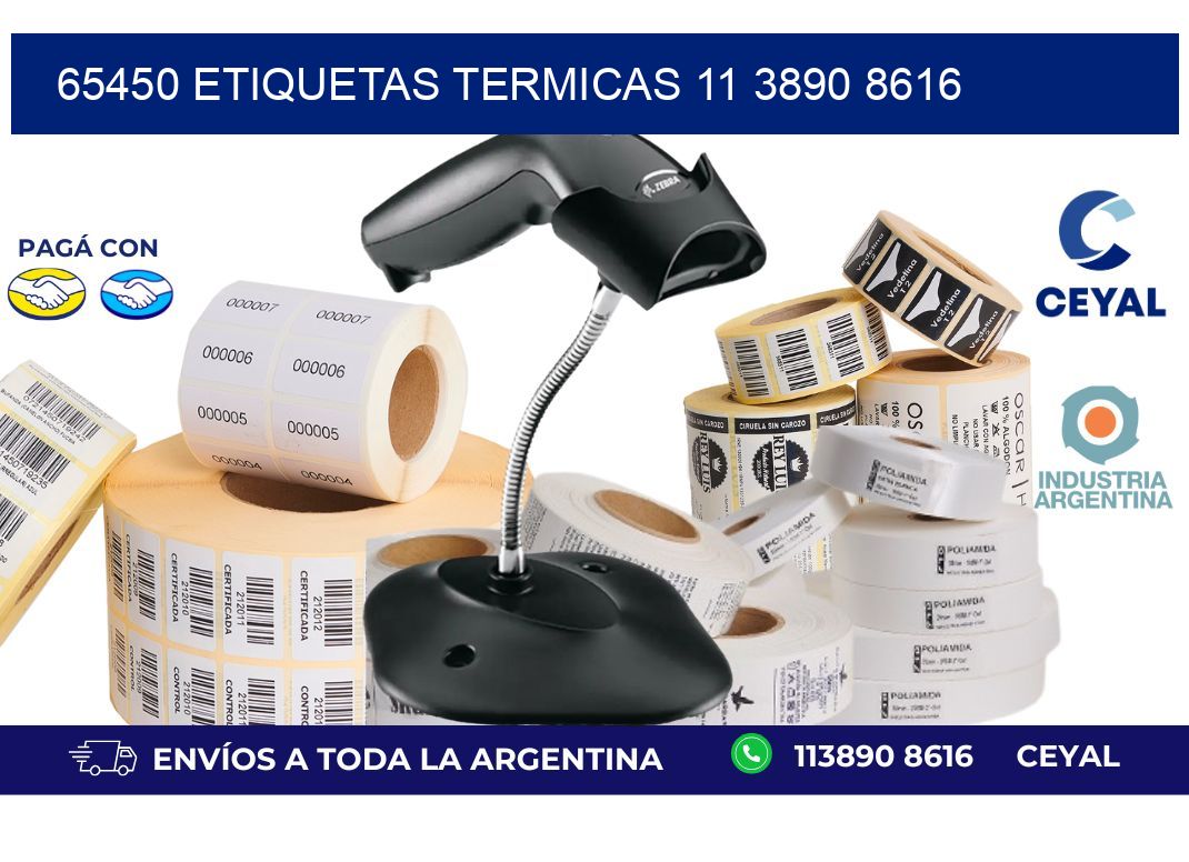 65450 ETIQUETAS TERMICAS 11 3890 8616