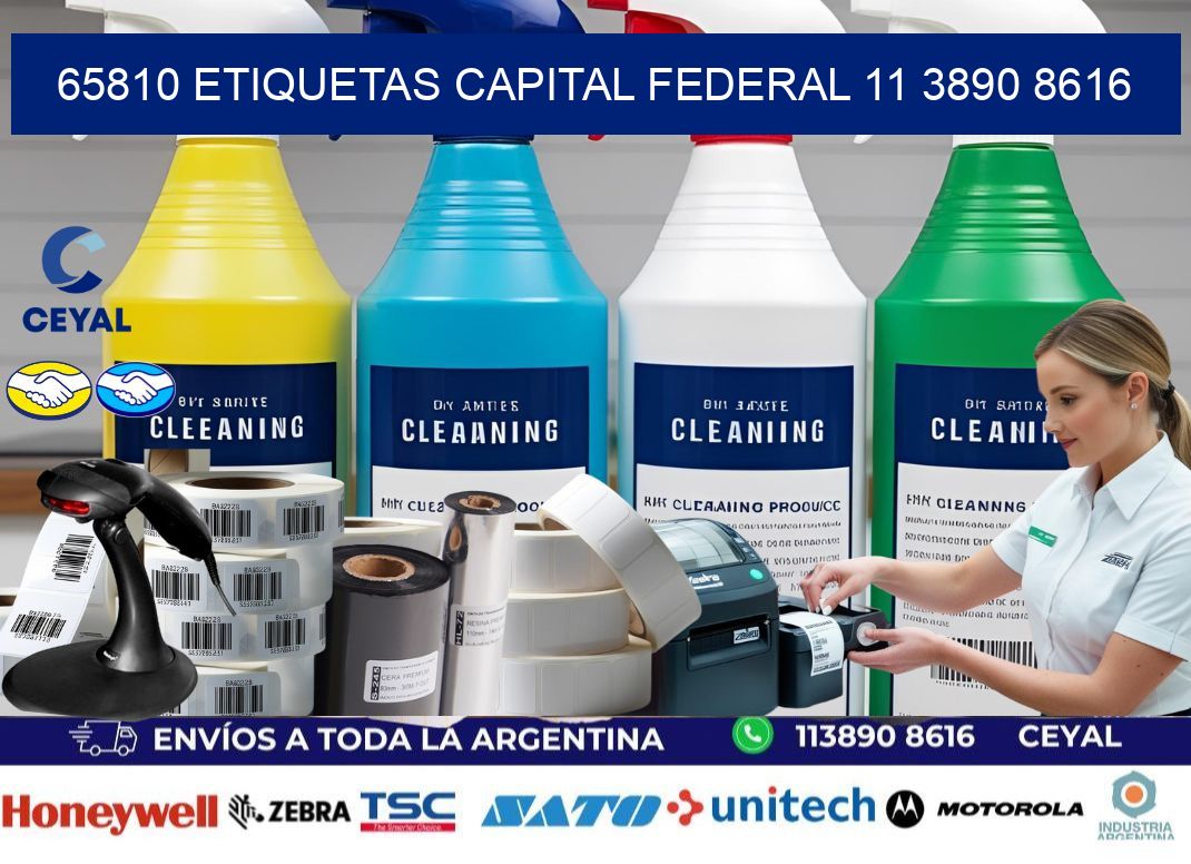 65810 ETIQUETAS CAPITAL FEDERAL 11 3890 8616
