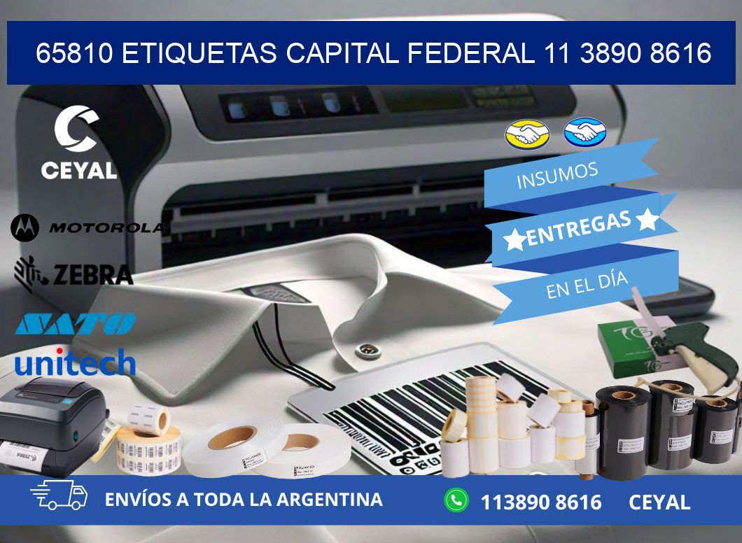65810 ETIQUETAS CAPITAL FEDERAL 11 3890 8616