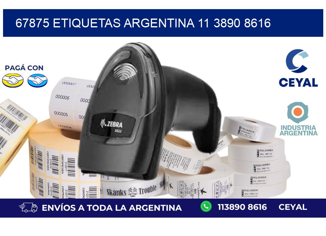 67875 ETIQUETAS ARGENTINA 11 3890 8616