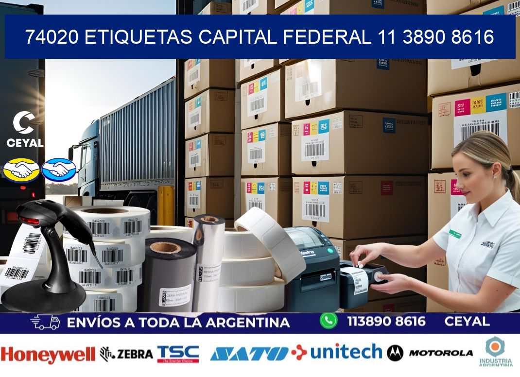 74020 ETIQUETAS CAPITAL FEDERAL 11 3890 8616