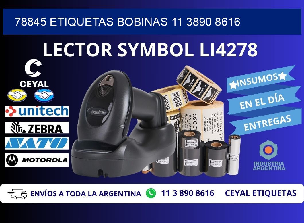 78845 ETIQUETAS BOBINAS 11 3890 8616
