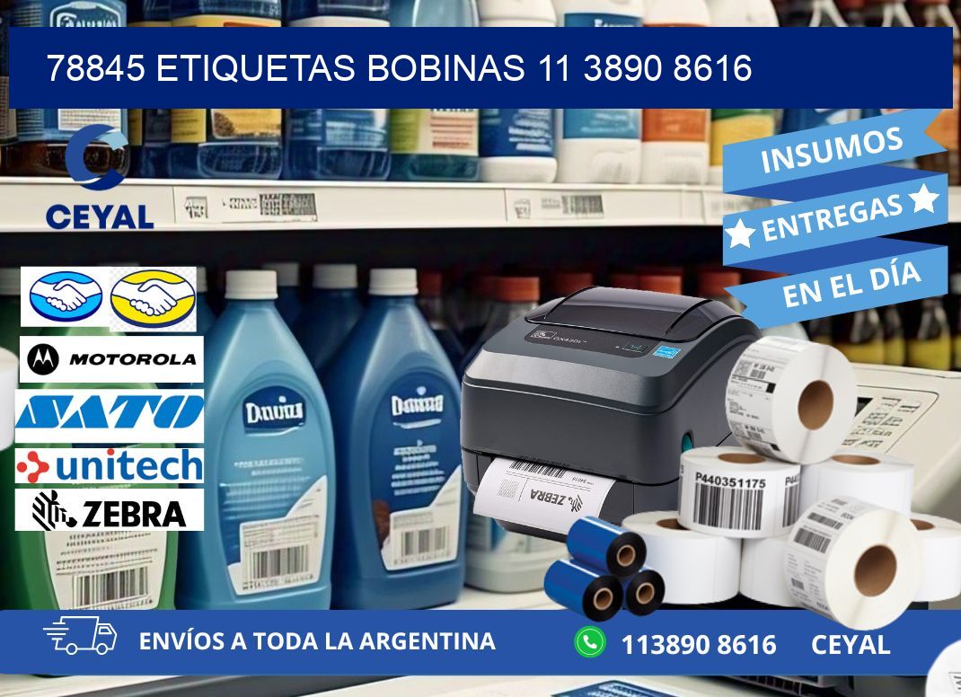 78845 ETIQUETAS BOBINAS 11 3890 8616