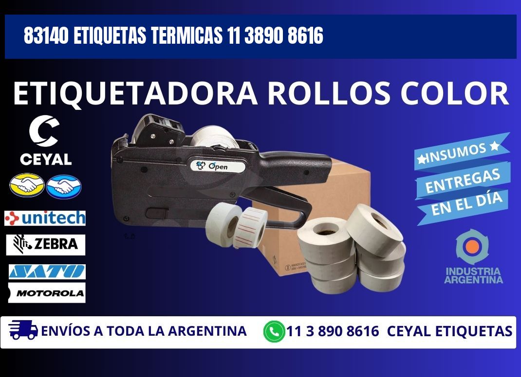 83140 ETIQUETAS TERMICAS 11 3890 8616
