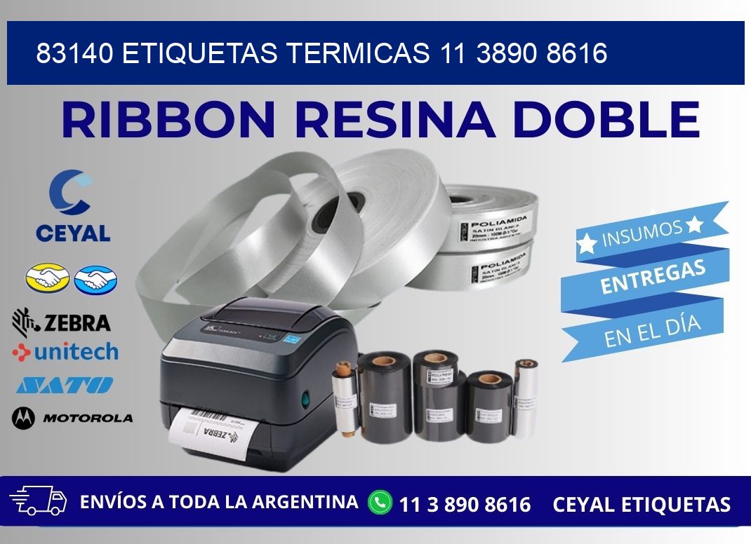 83140 ETIQUETAS TERMICAS 11 3890 8616