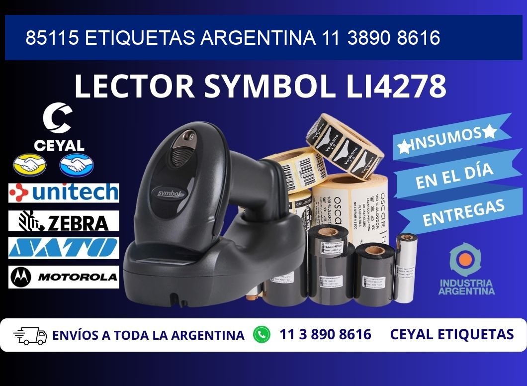 85115 ETIQUETAS ARGENTINA 11 3890 8616