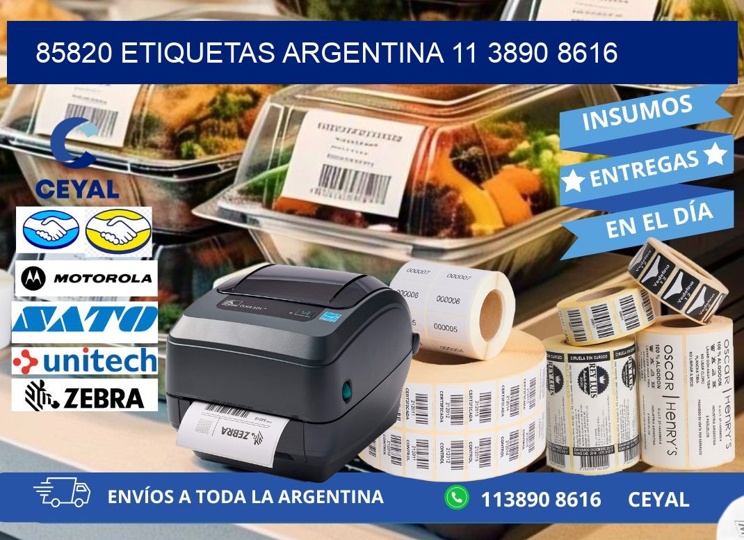 85820 ETIQUETAS ARGENTINA 11 3890 8616