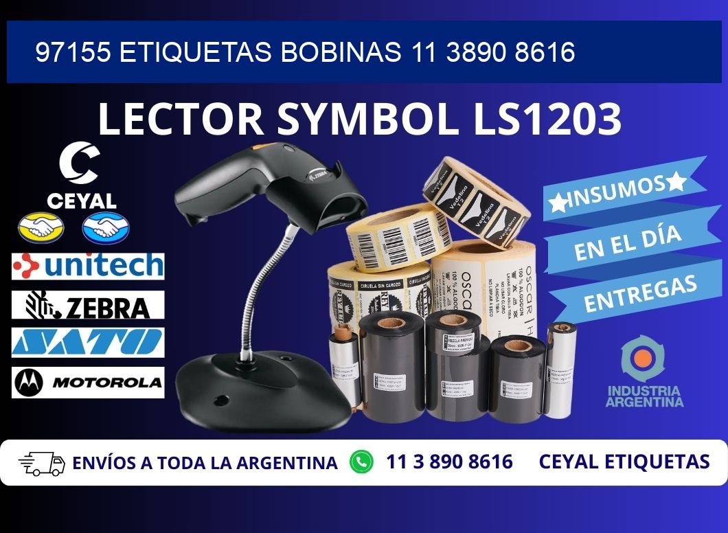 97155 ETIQUETAS BOBINAS 11 3890 8616