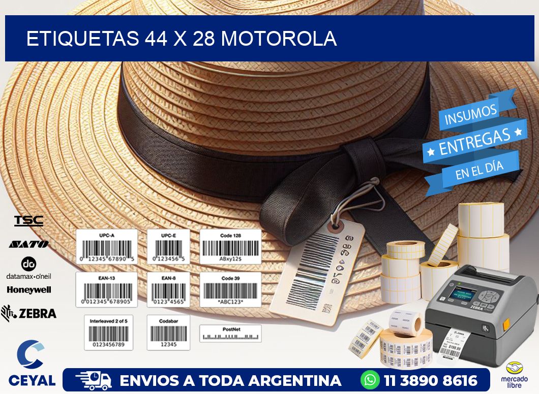 ETIQUETAS 44 x 28 MOTOROLA