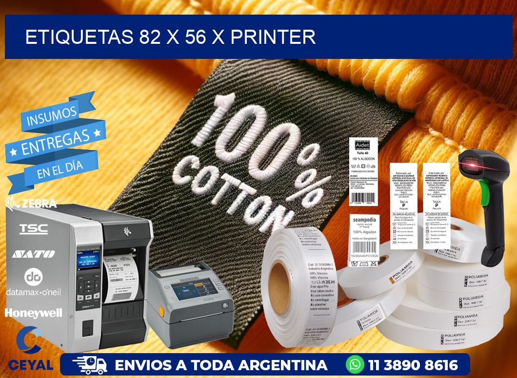 ETIQUETAS 82 x 56 X PRINTER