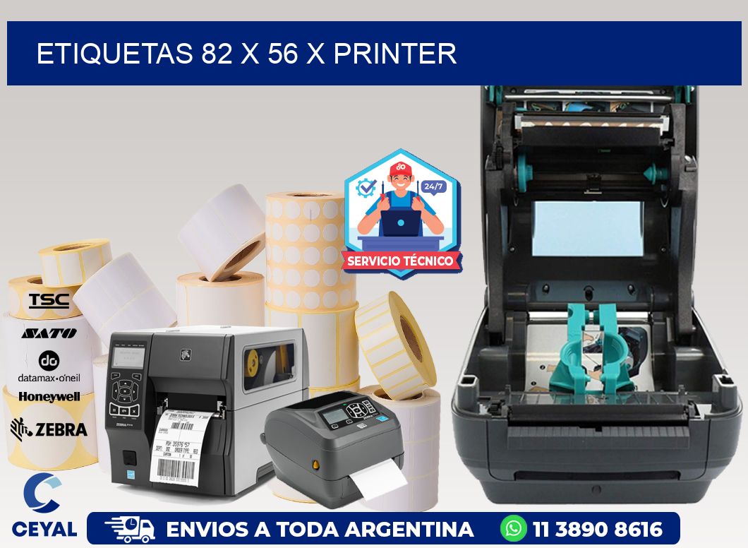 ETIQUETAS 82 x 56 X PRINTER