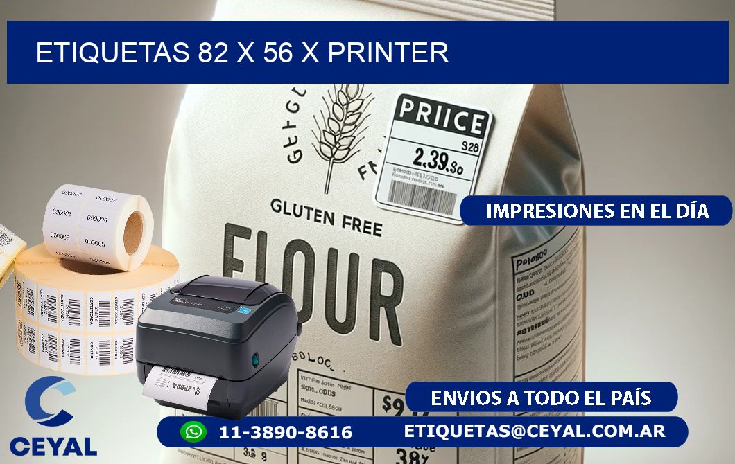 ETIQUETAS 82 x 56 X PRINTER