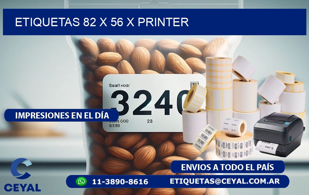 ETIQUETAS 82 x 56 X PRINTER
