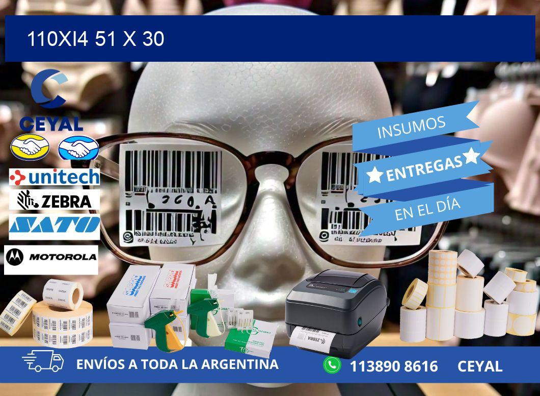 110Xi4 51 x 30