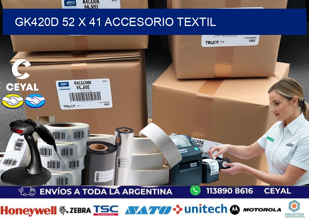 GK420D 52 x 41 ACCESORIO TEXTIL