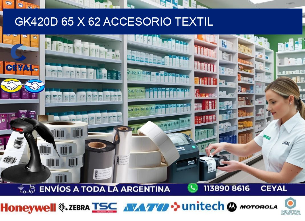 GK420D 65 x 62 ACCESORIO TEXTIL