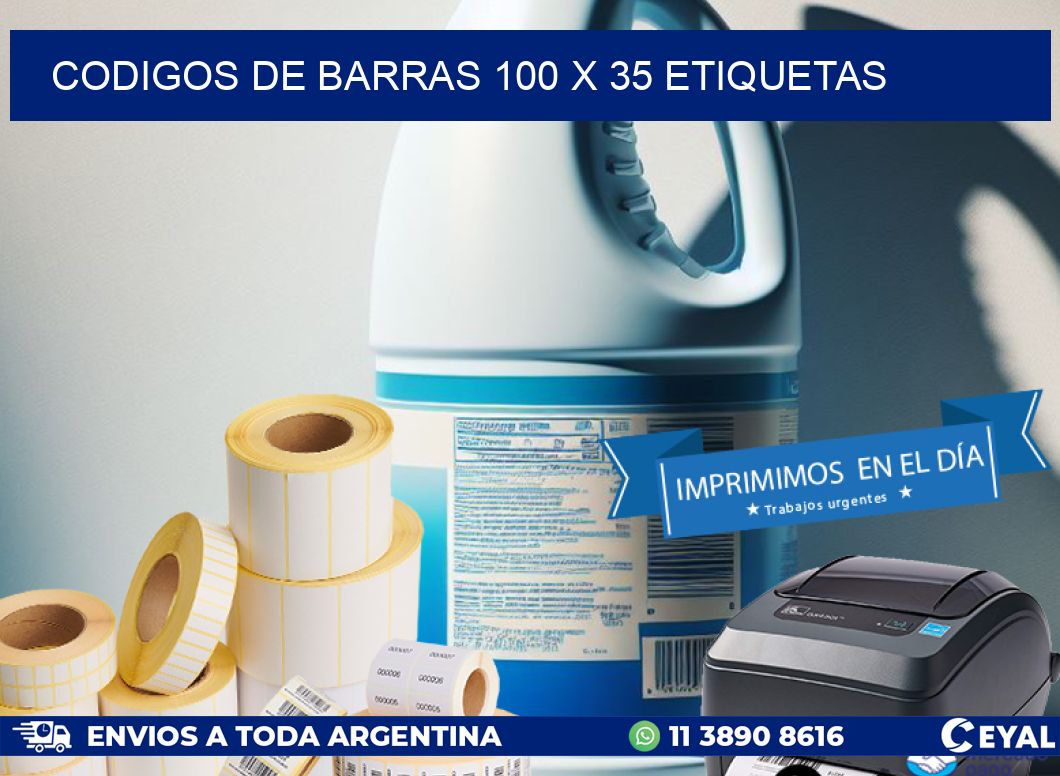 codigos de barras 100 x 35 etiquetas
