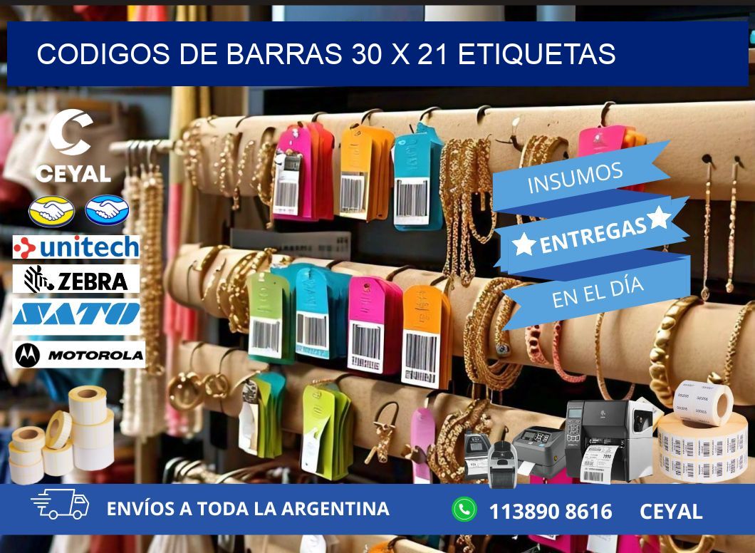 codigos de barras 30 x 21 etiquetas