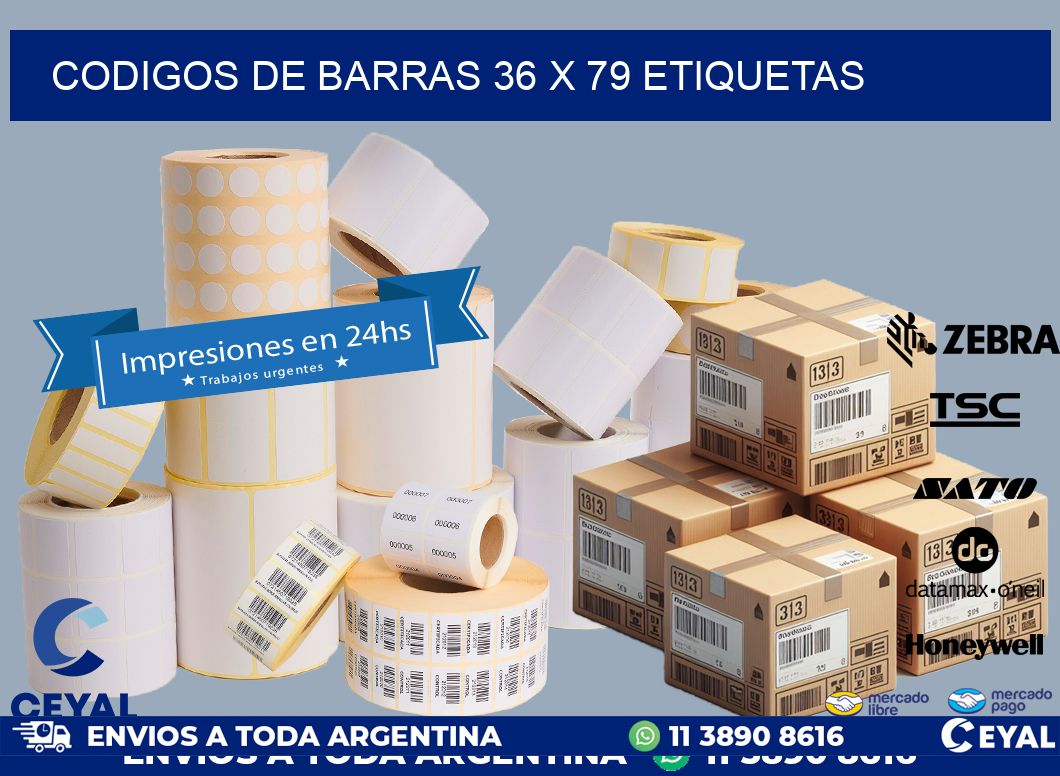 codigos de barras 36 x 79 etiquetas
