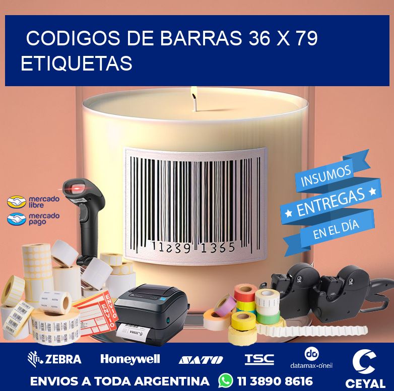 codigos de barras 36 x 79 etiquetas