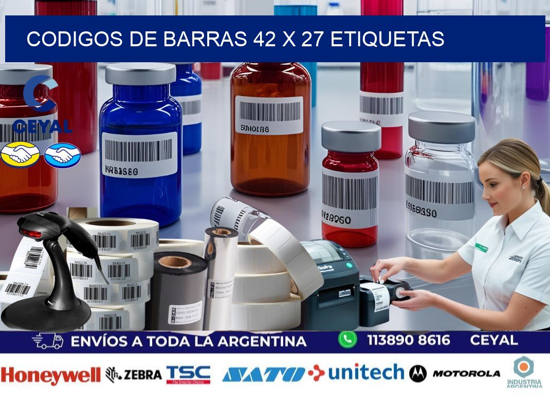 codigos de barras 42 x 27 etiquetas