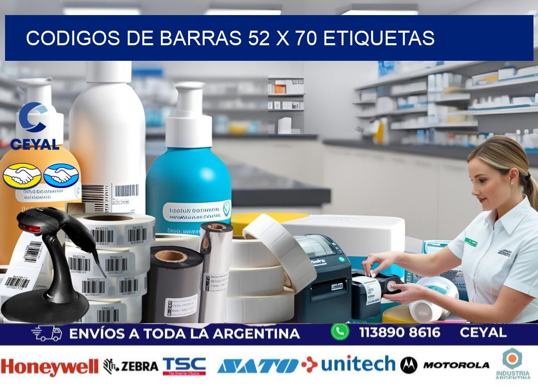 codigos de barras 52 x 70 etiquetas
