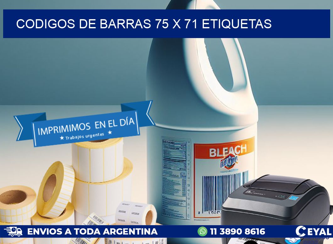 codigos de barras 75 x 71 etiquetas