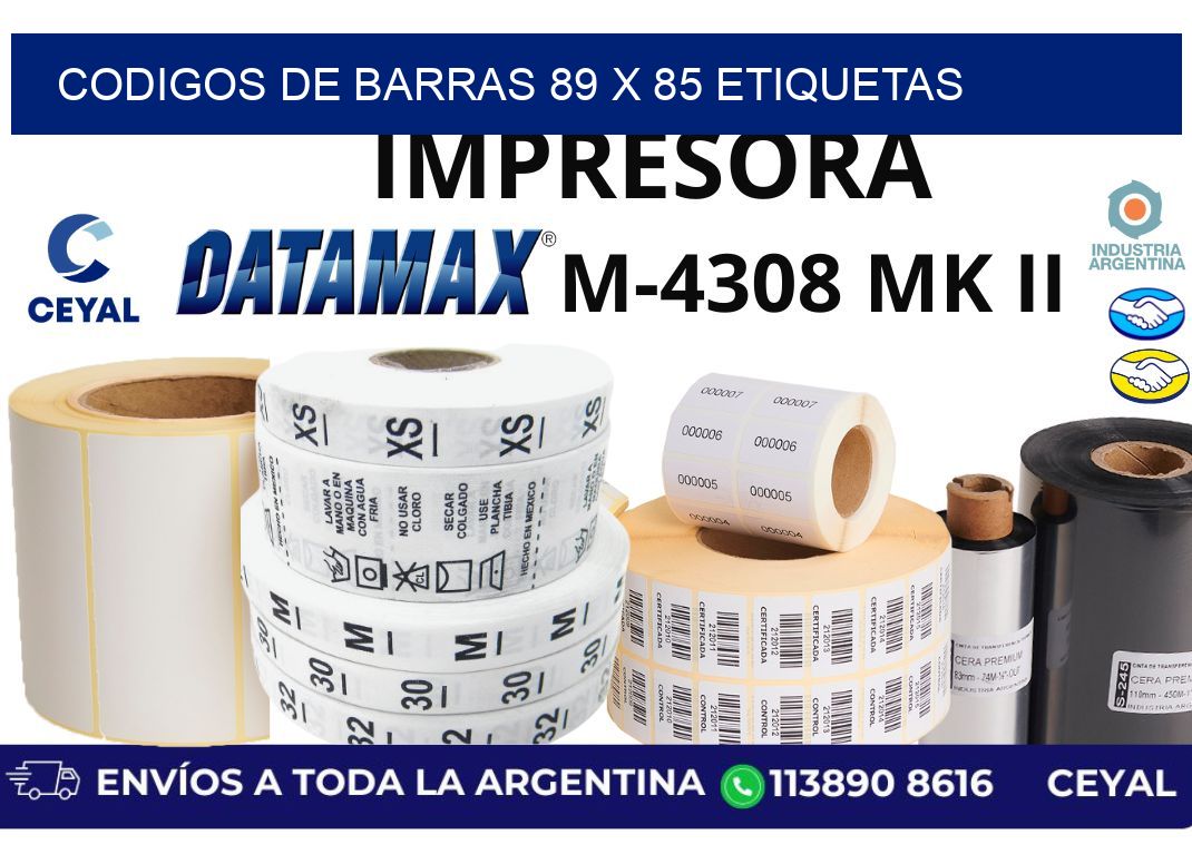 codigos de barras 89 x 85 etiquetas