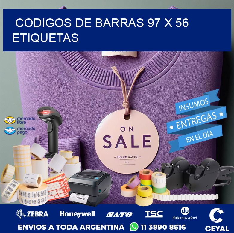 codigos de barras 97 x 56 etiquetas