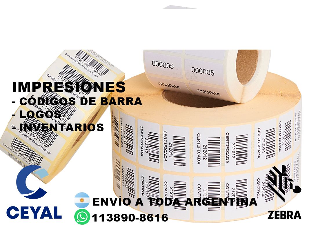 11250 Etiquetas con entrega express en Argentina