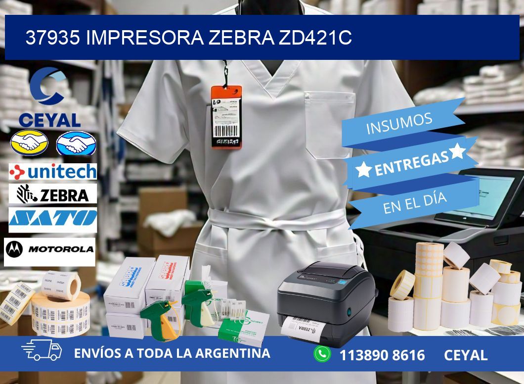 37935 Impresora Zebra zd421c