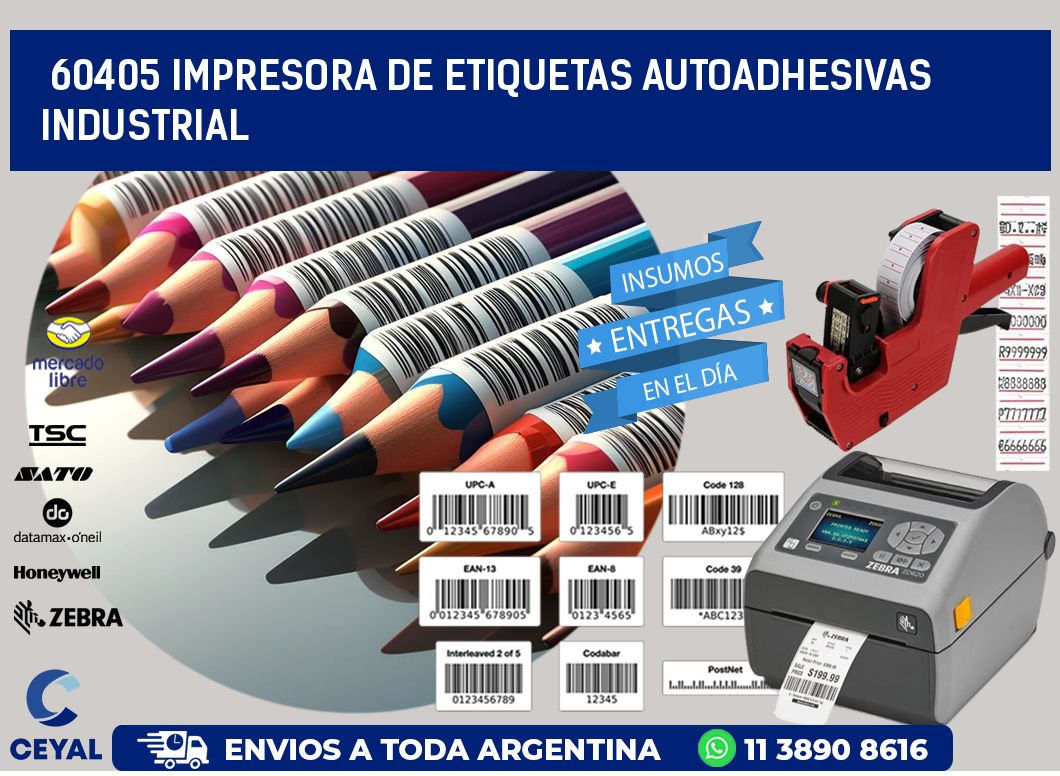60405 Impresora de etiquetas autoadhesivas industrial