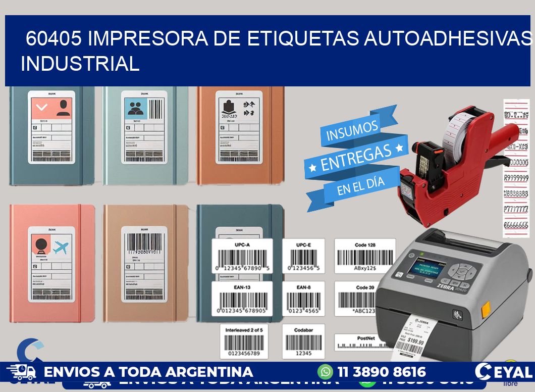 60405 Impresora de etiquetas autoadhesivas industrial