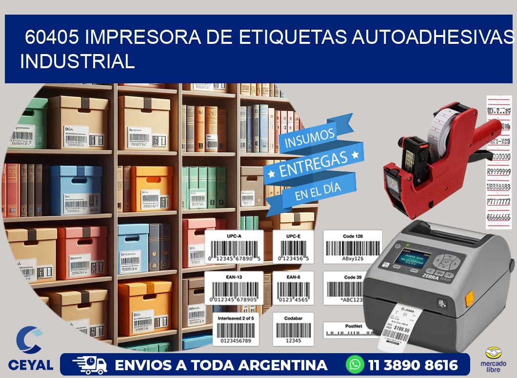 60405 Impresora de etiquetas autoadhesivas industrial