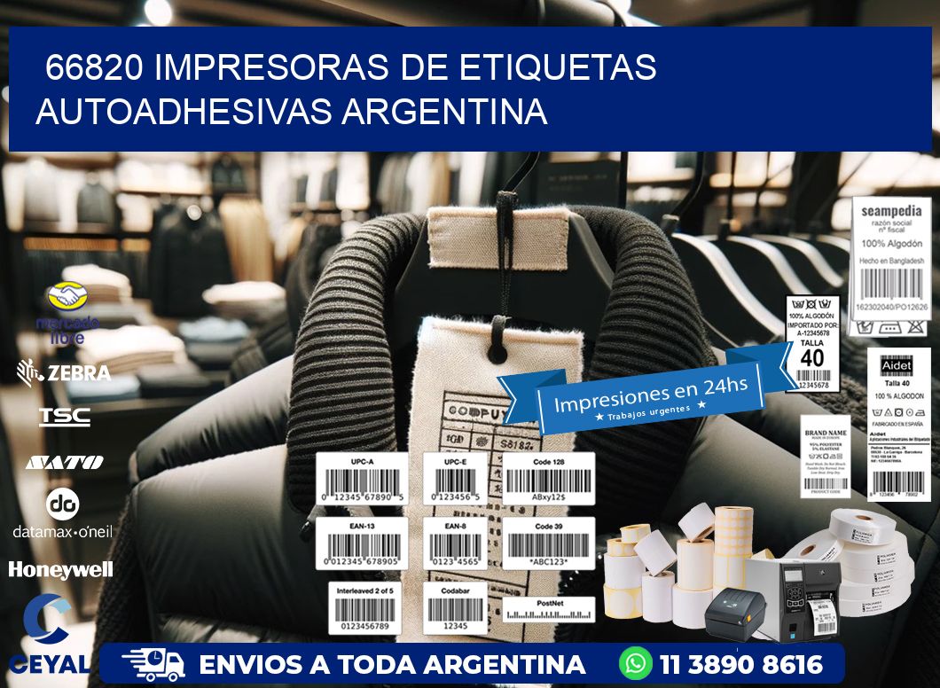 66820 Impresoras de etiquetas autoadhesivas argentina