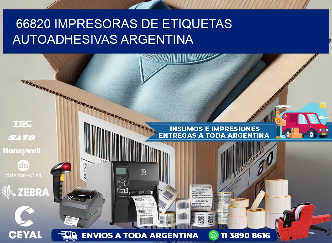 66820 Impresoras de etiquetas autoadhesivas argentina