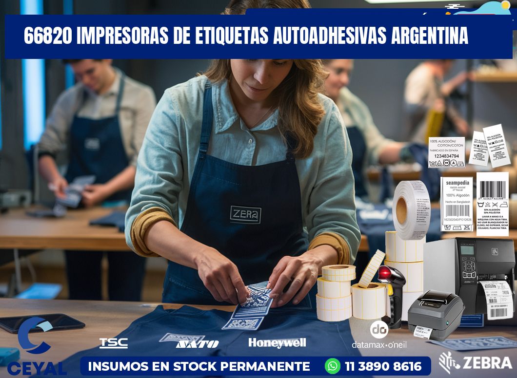 66820 Impresoras de etiquetas autoadhesivas argentina