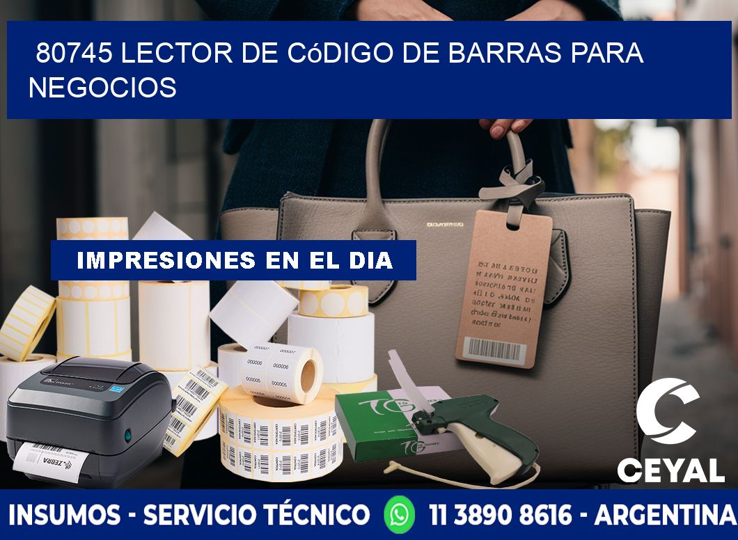 80745 Lector de código de barras para negocios